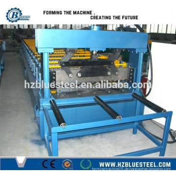 Hangzhou Bluesteel gewölbte Dachherstellungsmaschine, automatische Blechdach-Rollenformmaschine